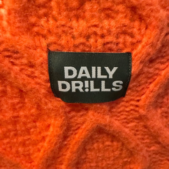 Daily Drills orange sweater - Picture 5 of 6